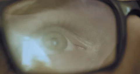 Commercial Space Rocket Launch Reflection NASA Scientist Glasses During Stock Footage 138955543