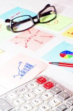 Commercial summary Foto stock