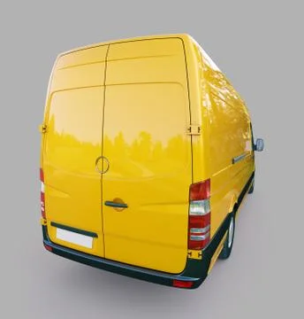 Commercial van Stock Illustration