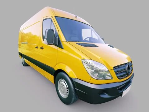 Commercial van Stock Illustration
