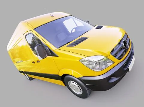Commercial van Stock Illustration