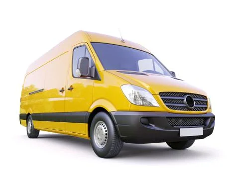 Commercial van Stock Illustration