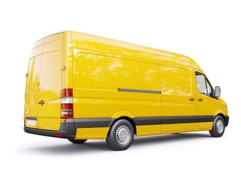 Commercial van Stockillustratie