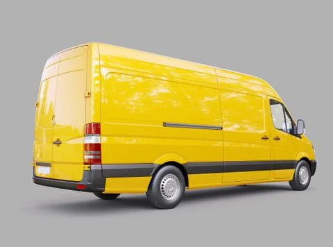 Commercial van Stock Illustration