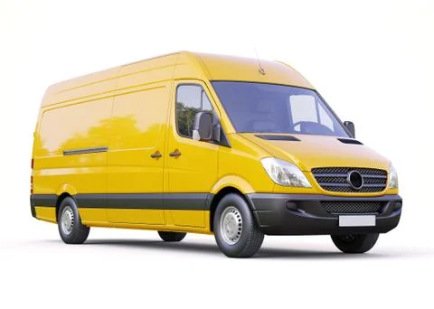 Commercial van Stock Illustration