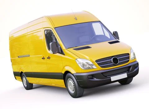 Commercial van Stock Illustration