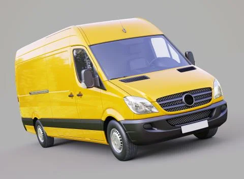 Commercial van Stock Illustration