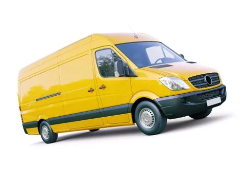 Commercial van Stock Illustration