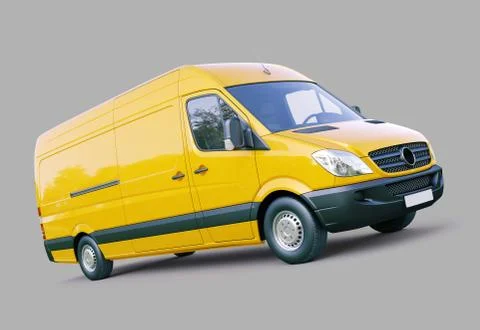 Commercial van Stock-Illustration