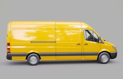 Commercial van Stock Illustration