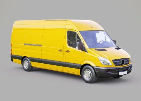 Commercial van Stock-Illustration
