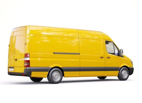 Commercial van Stock Illustration