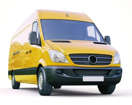 Commercial van Stock Illustration