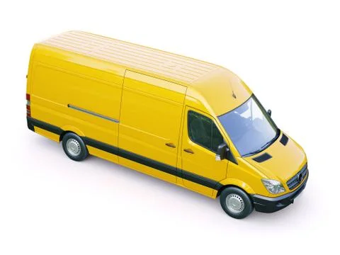 Commercial van Stock Illustration