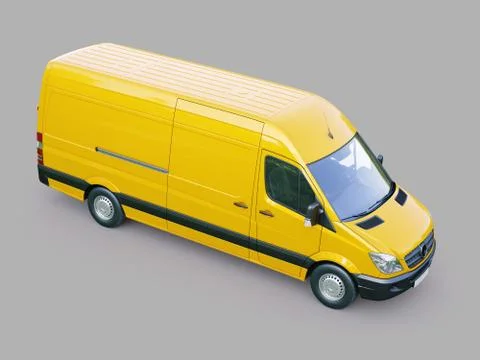 Commercial van Stock Illustration