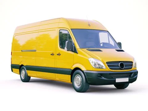 Commercial van Stock Illustration