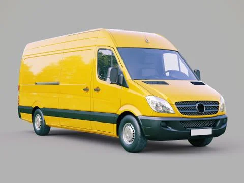 Commercial van Stock Illustration