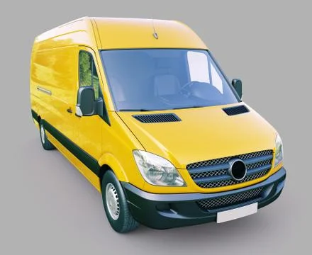 Commercial van Stock Illustration