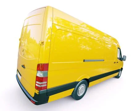 Commercial van Stock Illustration