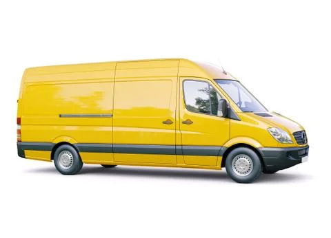Commercial van Иллюстрация