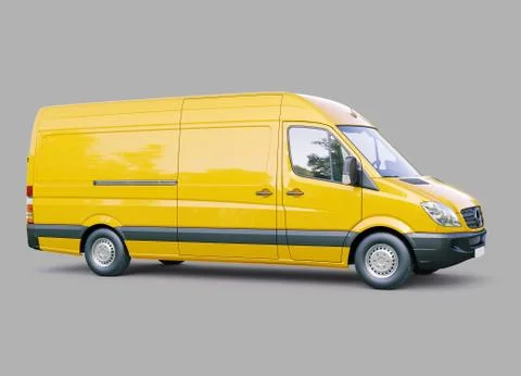 Commercial van Stock Illustration