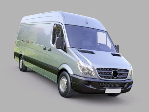 Commercial van Stock Photos