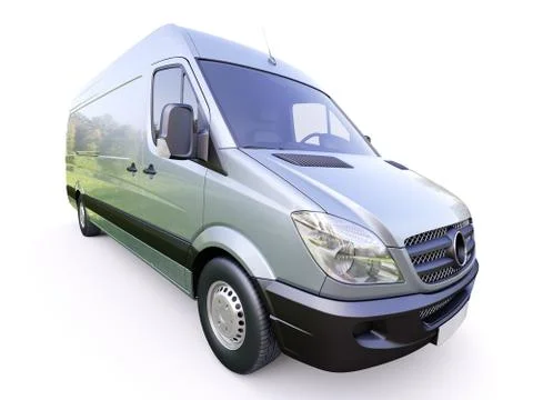 Commercial van Stock Photos
