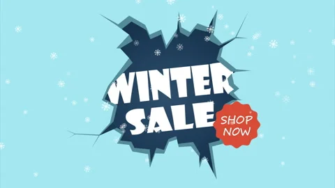 Commercial winter round frame Stock Footage 255634129