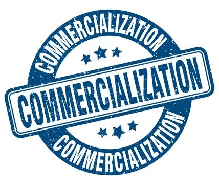 Commercialization stamp. commercialization label. round grunge sign Stock-Illustration
