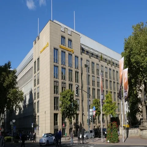Commerzbank Dusseldorf Stock Footage 69414793