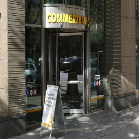 Commerzbank Dusseldorf Stock Footage 69415985