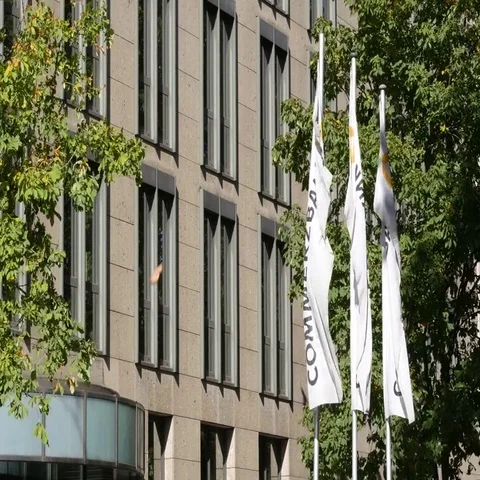 Commerzbank Dusseldorf Stock Footage 69418460