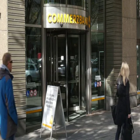 Commerzbank Dusseldorf Stock Footage 69419000