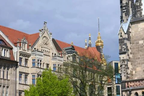  Commerzbank (ehem.Kaufhaus Ebert) in Leipzig Commerzbank (ehem.Kaufhaus E... 库存照片