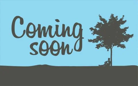 Comming soon temporary banner Stock Illustration