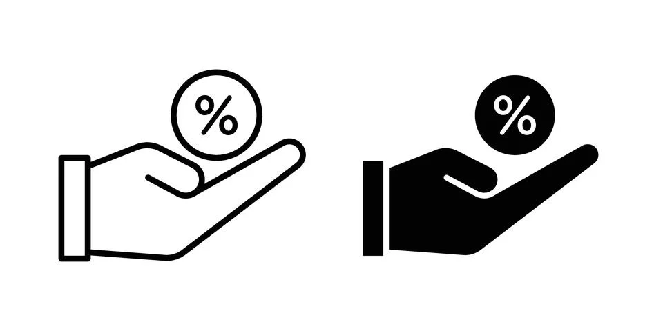Commission icon set, collection of vector icons Stock Illustration
