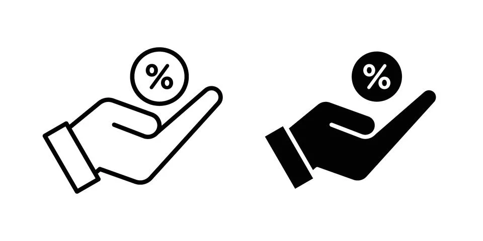 Commission icon set, collection of vector icons Stock Illustration