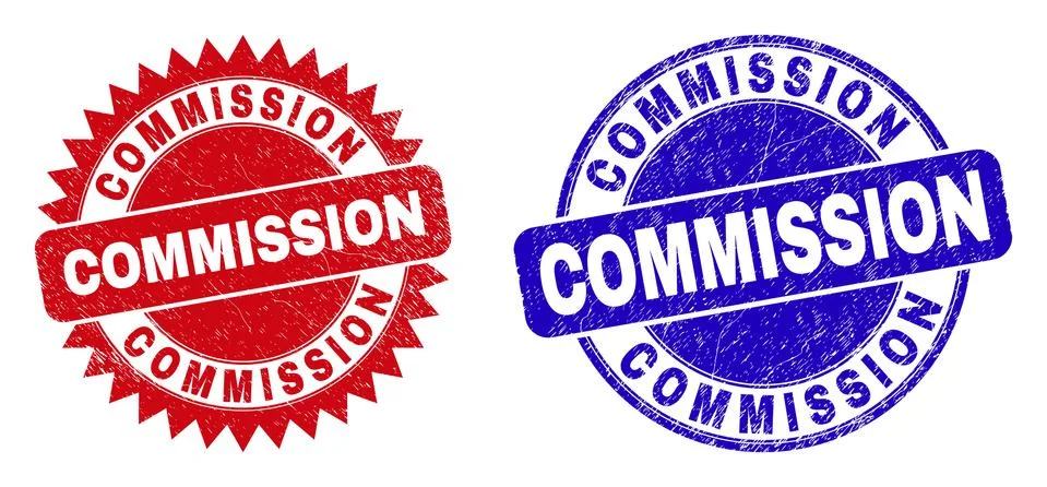 COMMISSION Rounded and Rosette Watermarks with Corroded Texture Illustrazione stock