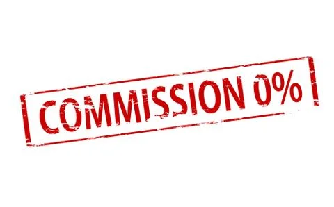 Commission zero percent Stock Illustration