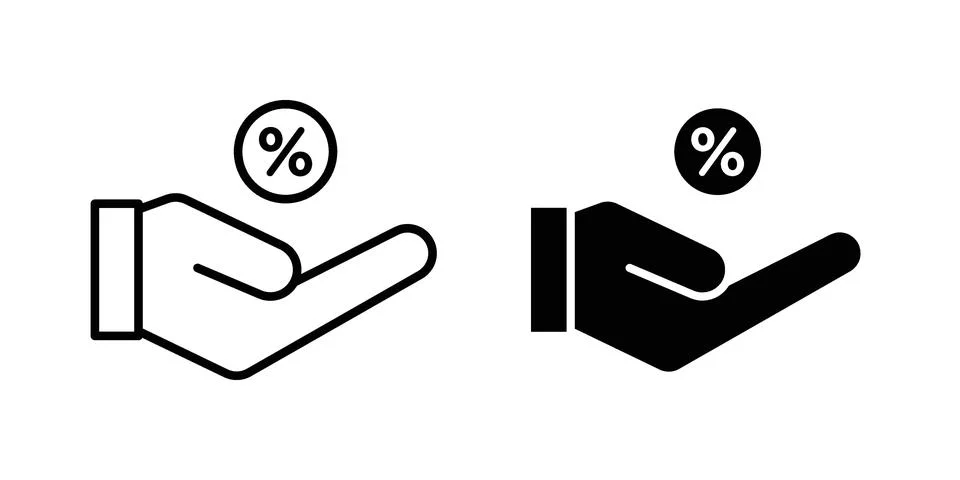Commissions icon Illustration Eps10 for web or app Stock Illustration
