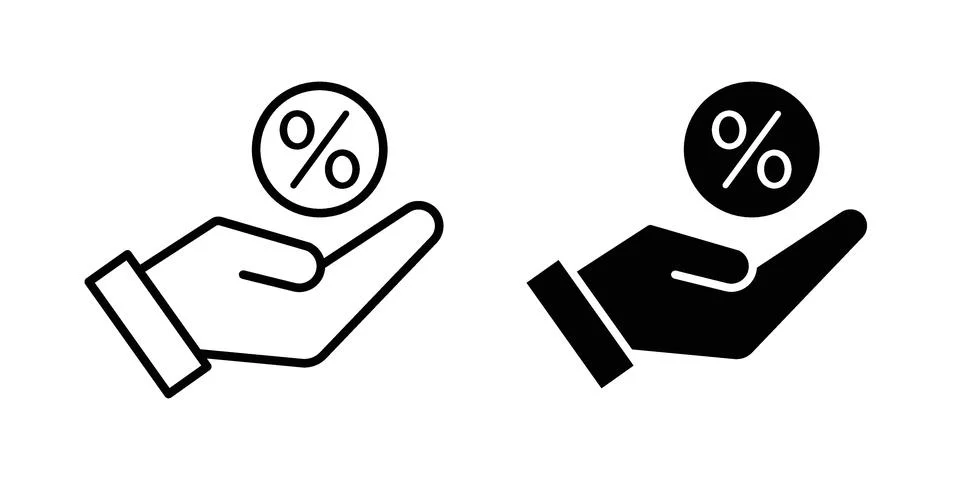 Commissions icon or illustration vector symbols Stock Illustration