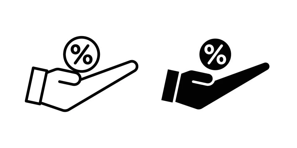 Commissions icon vector design illustrations Stock Illustration