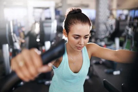 Commitment burns calories in the long run Stock Photos