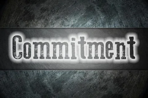 Commitment concept イラスト素材