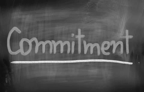 Commitment Concept Illustrazione stock