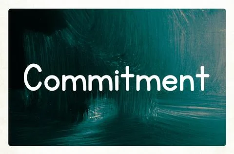 Commitment concept Stock Photos