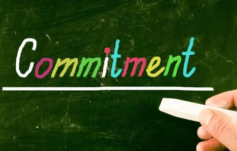 Commitment concept 写真素材