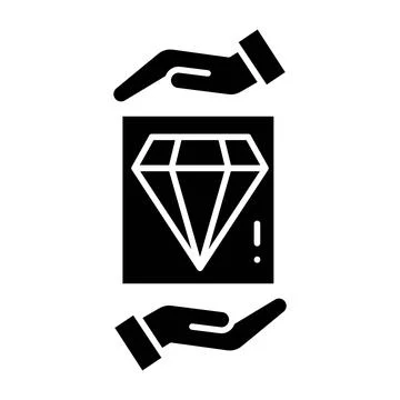 Commitment Glyph Icon Stock Illustration