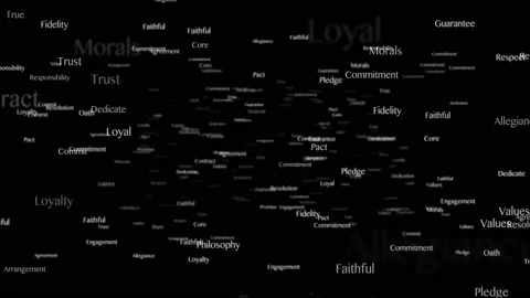 COMMITMENT Keywords Animation, Background, Loop 動画素材 222765149