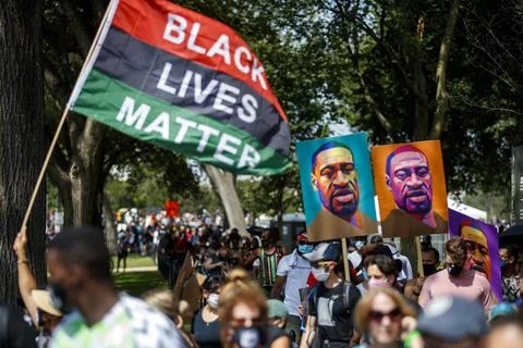 Commitment March in Washington DC, USA - 28 Aug 2020 Stock Photos